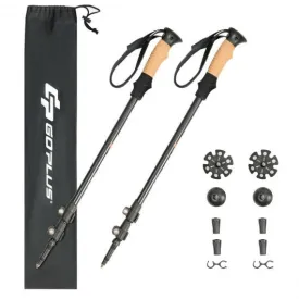 2 Pack Adjustable Walking Hiking Poles