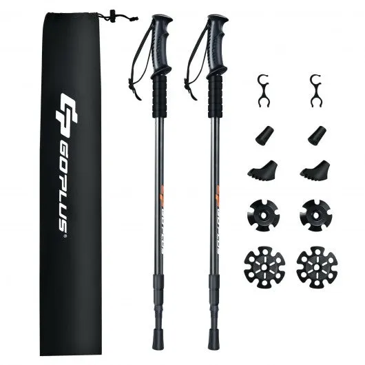 2 Pack Trekking Hiking Sticks Poles