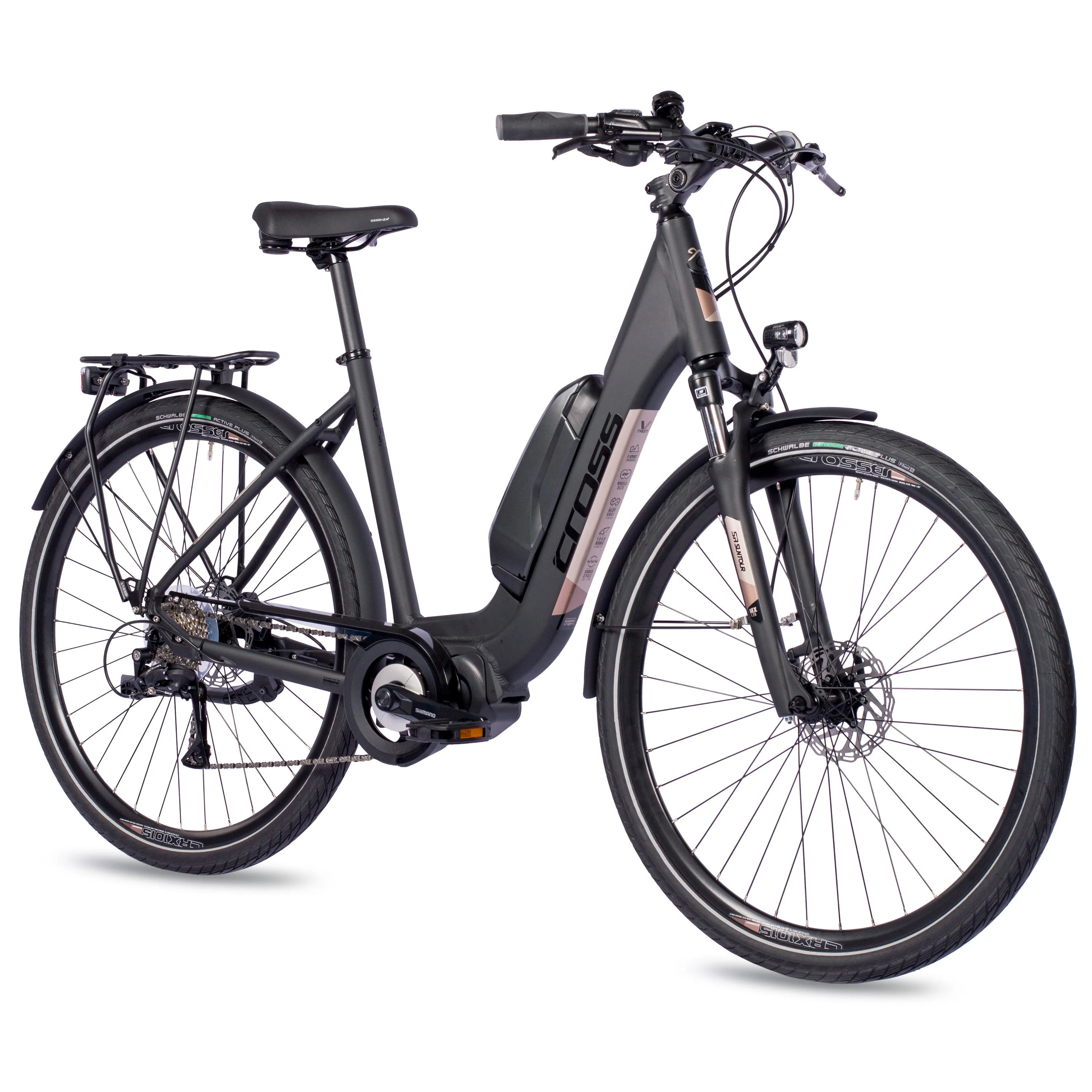 28 Zoll E-Bike Trekking Fahrrad LS WAVE V-TRON SHIMANO STеPS E-5000 418 Wh 9 GANG SHIMANO RD-T3000SGS