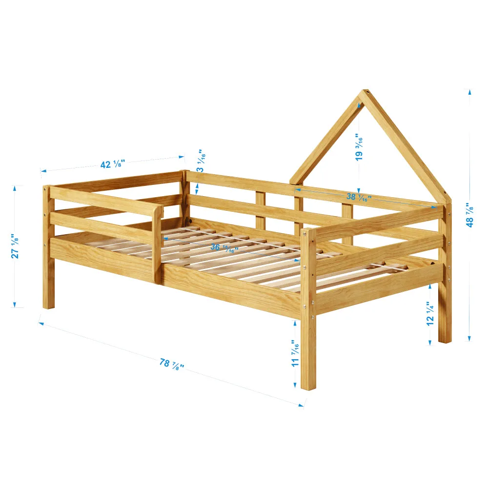 Casita Single Montessori inspired Wood Twin Bed