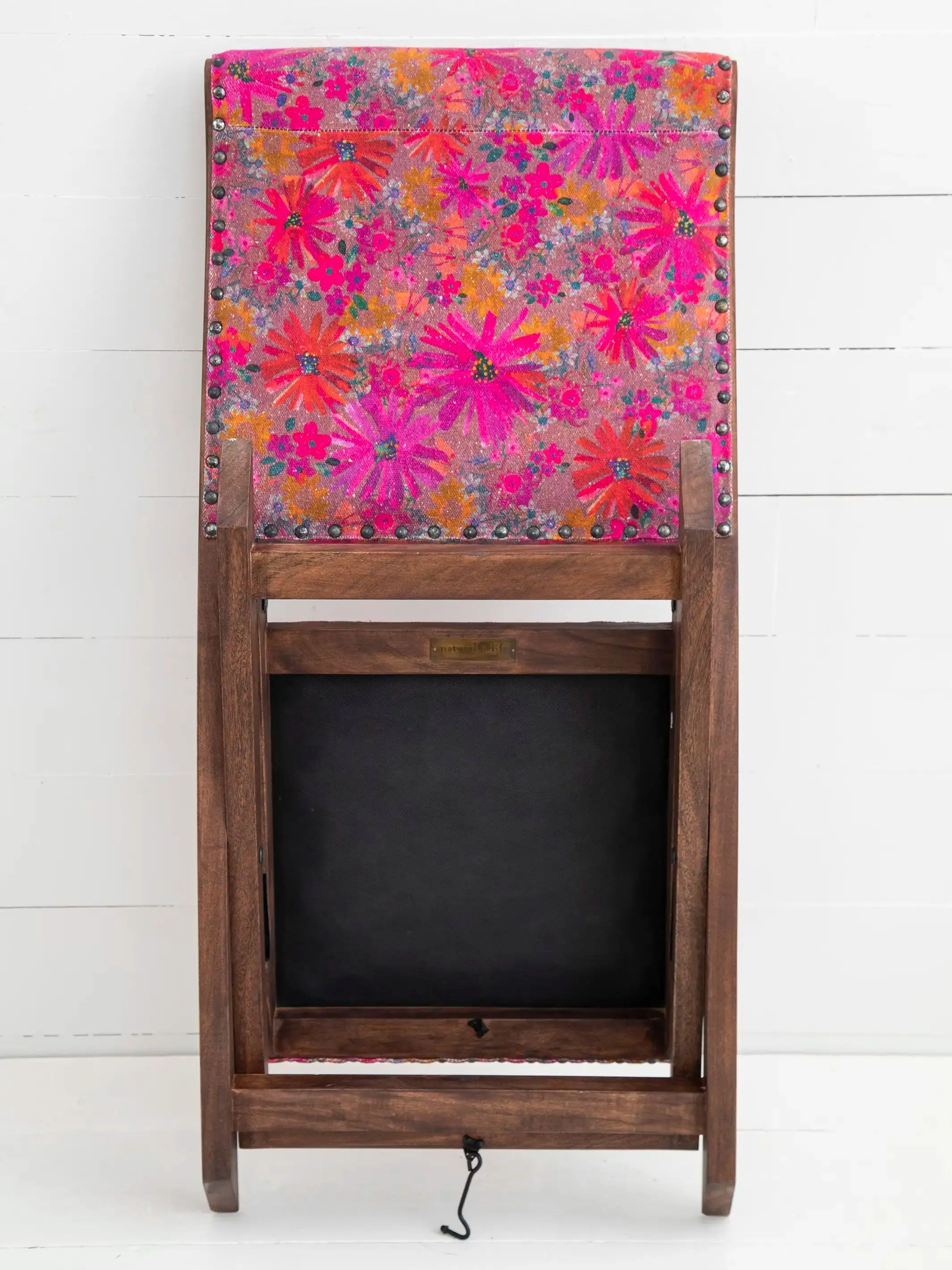 Favorite Anywhere Chair - Charcoal Pink Daisy