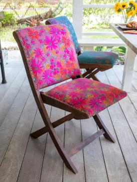 Favorite Anywhere Chair - Charcoal Pink Daisy