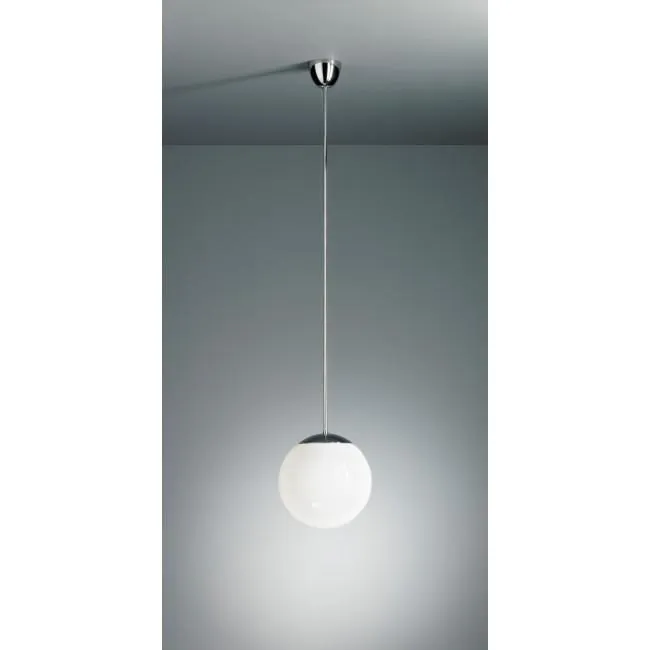 HL 99 Bauhaus Pendant Lamp with Opaline Ball by TECNOLUMEN