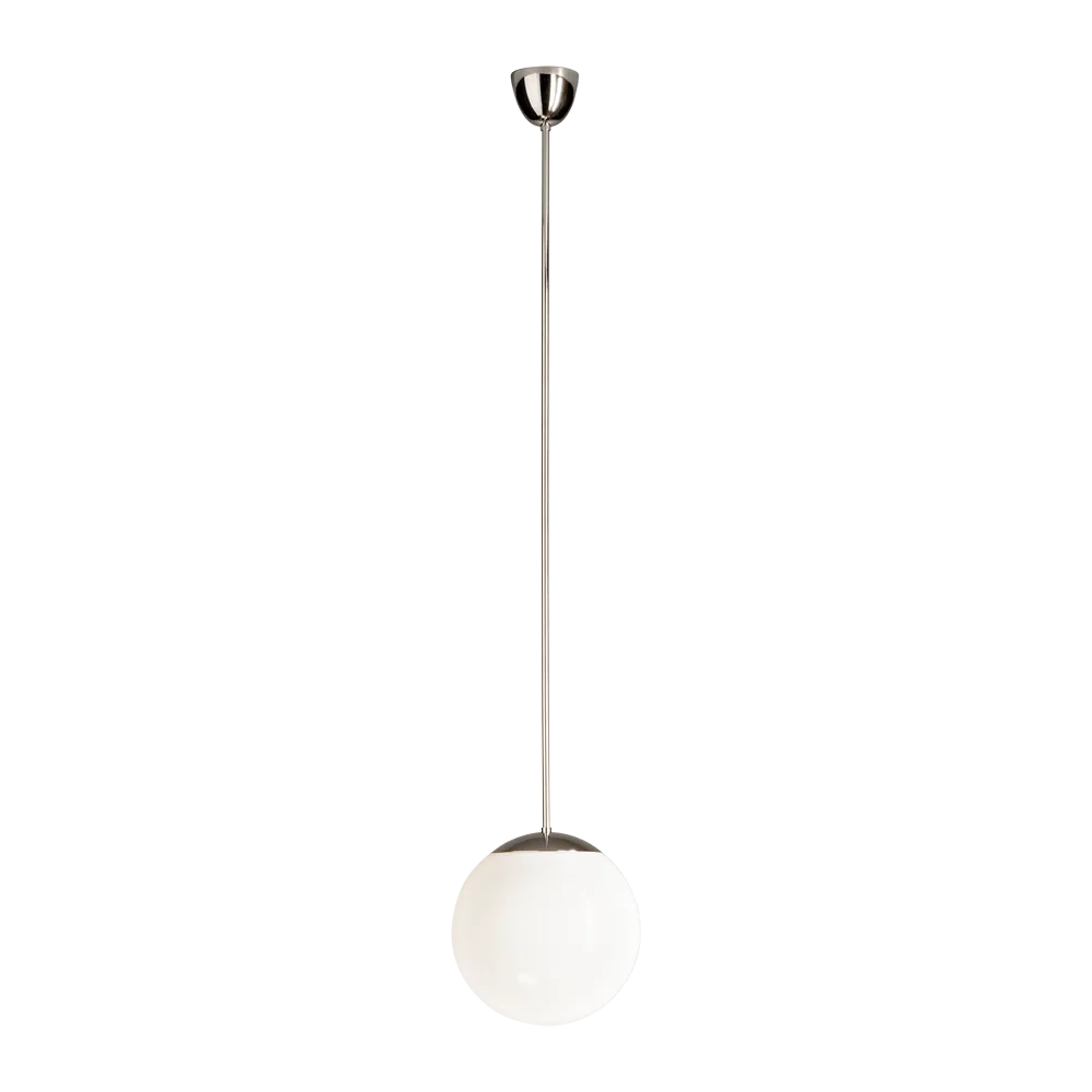 HL 99 Bauhaus Pendant Lamp with Opaline Ball by TECNOLUMEN