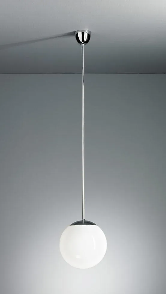 HL 99 Bauhaus Pendant Lamp with Opaline Ball by TECNOLUMEN