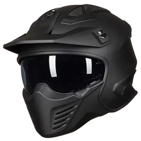 ILM Open Face Motorcycle 3/4 Half Helmet Model 726X