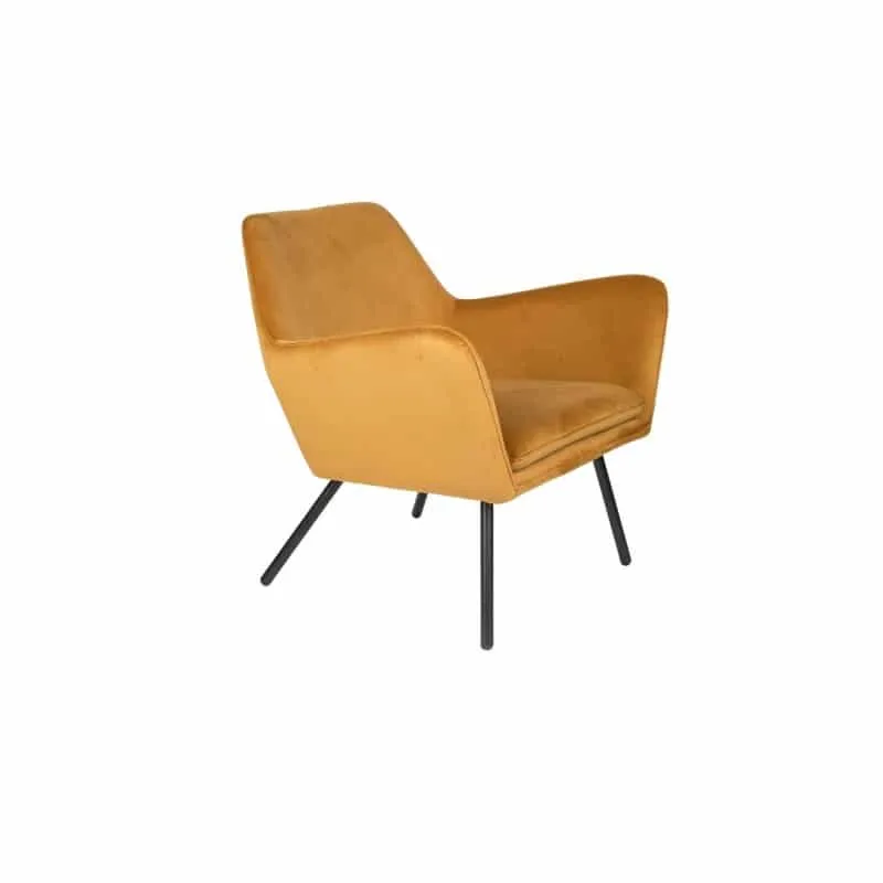 Lounge Chair Bon Velvet Gold