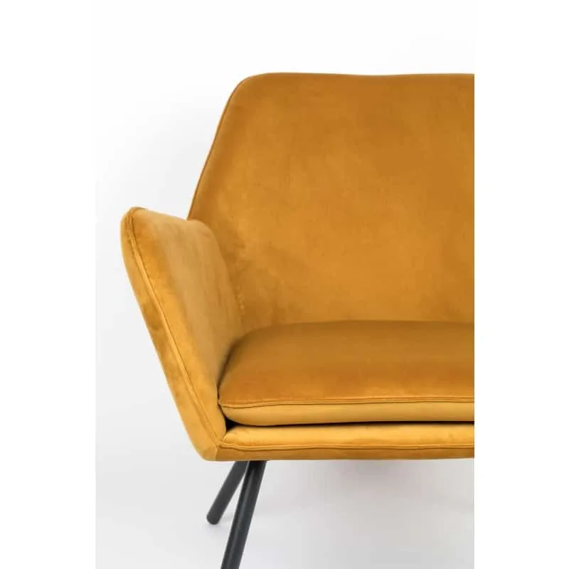 Lounge Chair Bon Velvet Gold