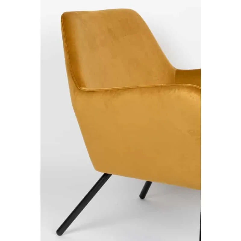 Lounge Chair Bon Velvet Gold