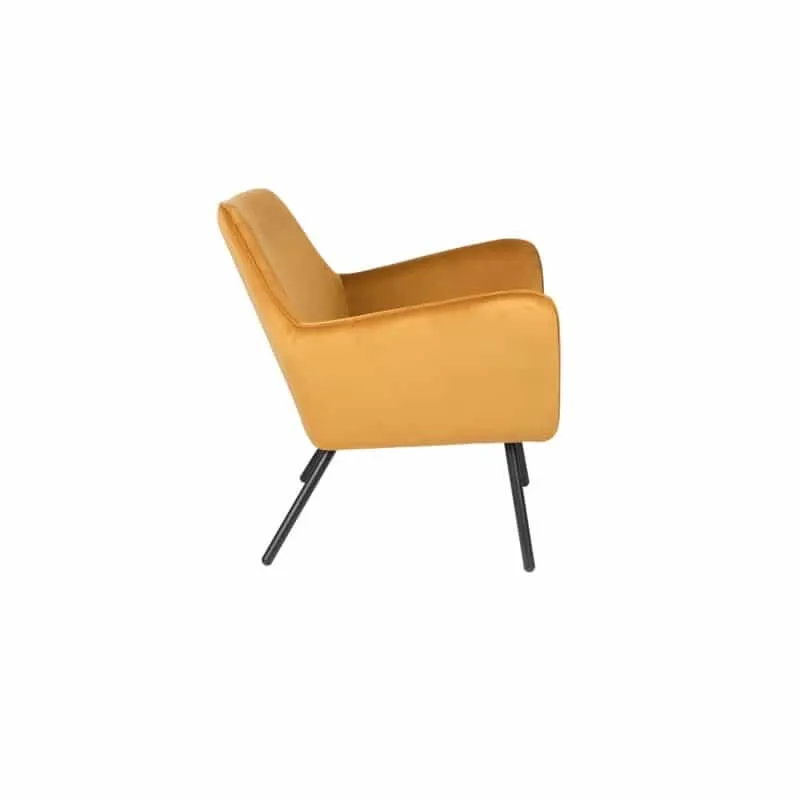 Lounge Chair Bon Velvet Gold