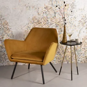 Lounge Chair Bon Velvet Gold