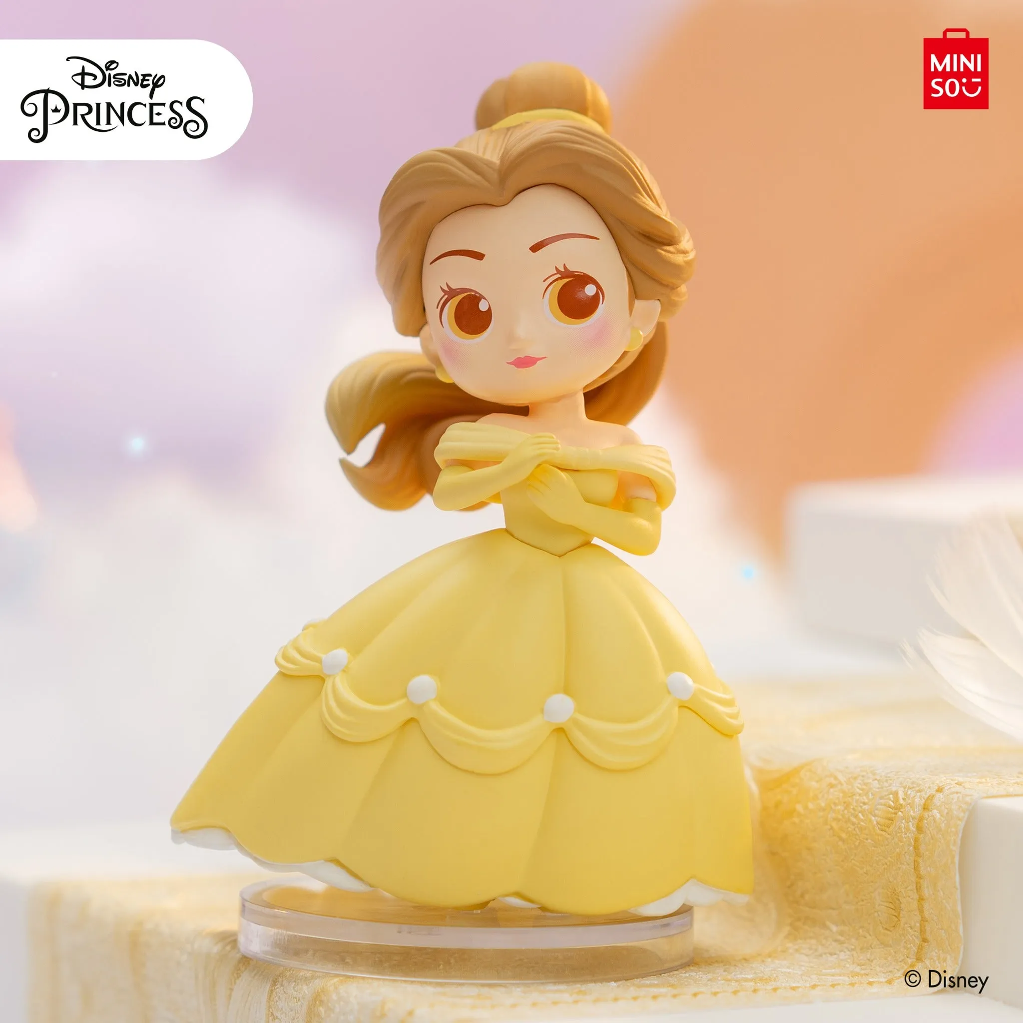 MINISO Disney Princess Collection Figure Basic Blind Box(Random Color)