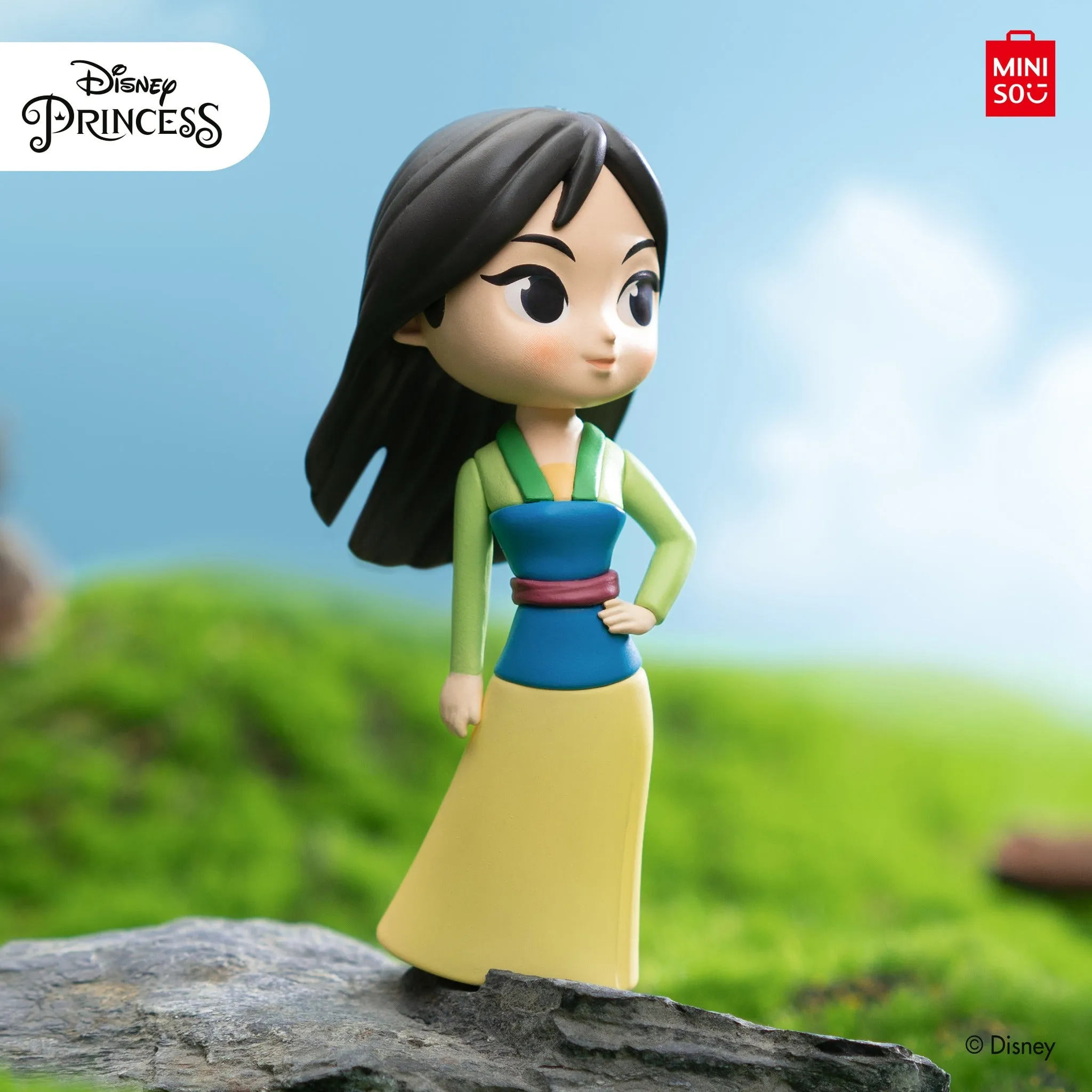 MINISO Disney Princess Collection Figure Basic Blind Box(Random Color)