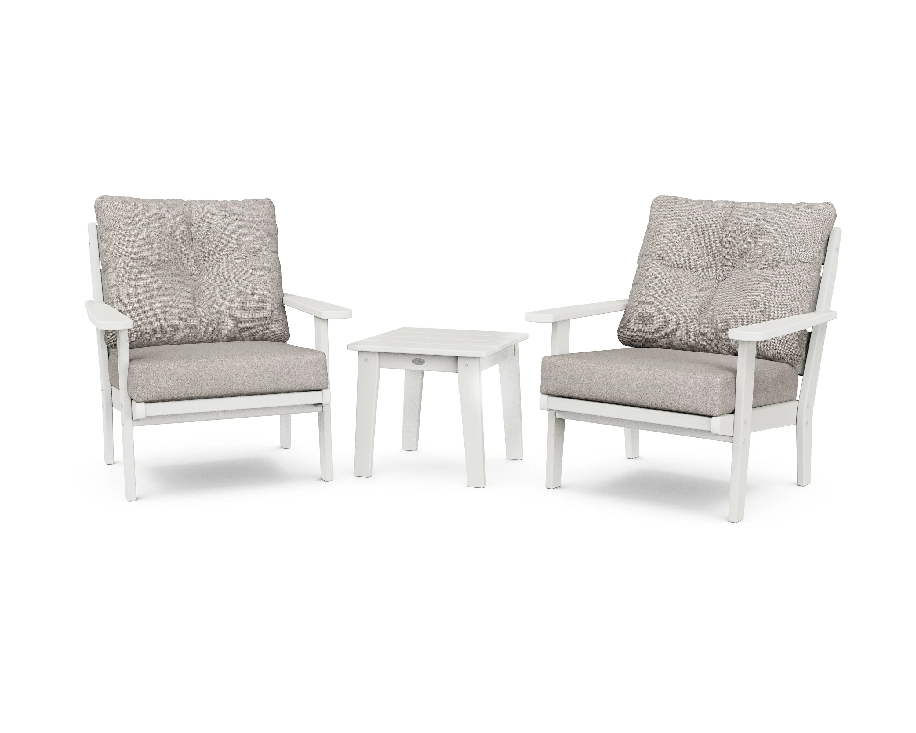 POLYWOOD® Lakeside 3-Piece Deep Seating Chair Set in Vintage