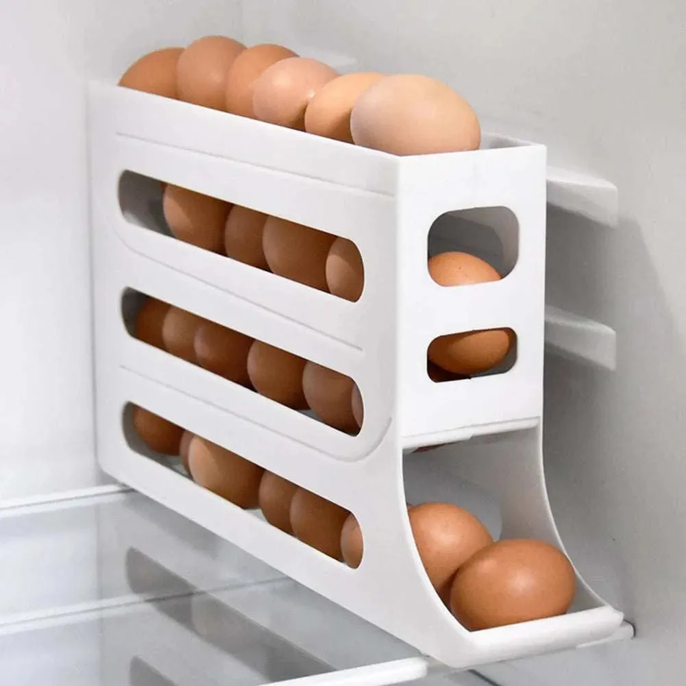 Slide Egg Box For Refrigerator