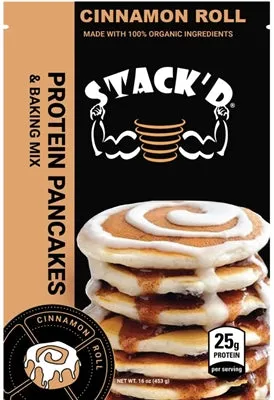 STACK'D PROTEIN PANCAKES - CINNAMON ROLL