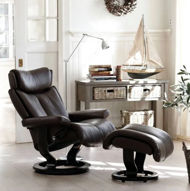 Stressless Magic Classic Chair With Footstool