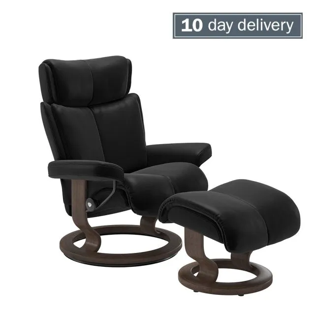 Stressless Magic Classic Chair With Footstool