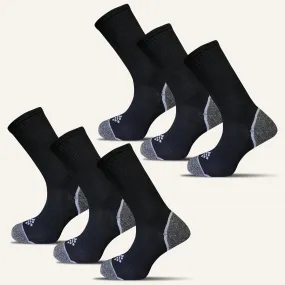 Women's Performance Crew Socks - 6 Pair