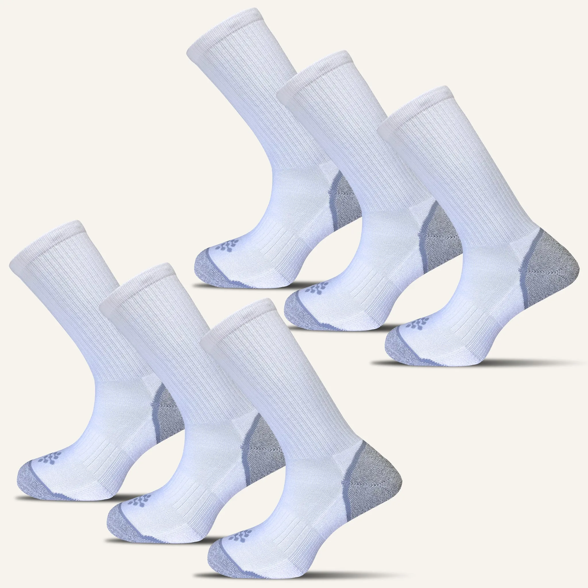 Women's Performance Crew Socks - 6 Pair